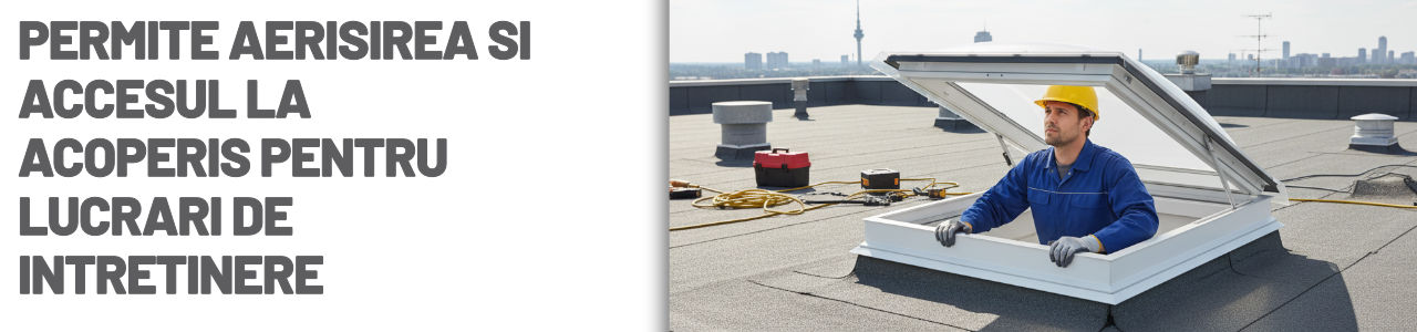 Fereastra acoperis terasa VELUX CXP - iesire acoperis fereastra acoperis terasa
